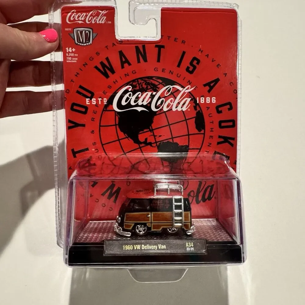 CHASE M2 MACHINES COCA~COLA A34 23-34 1960 VW DELIVERY VAN Chrome Red 1/750 Made